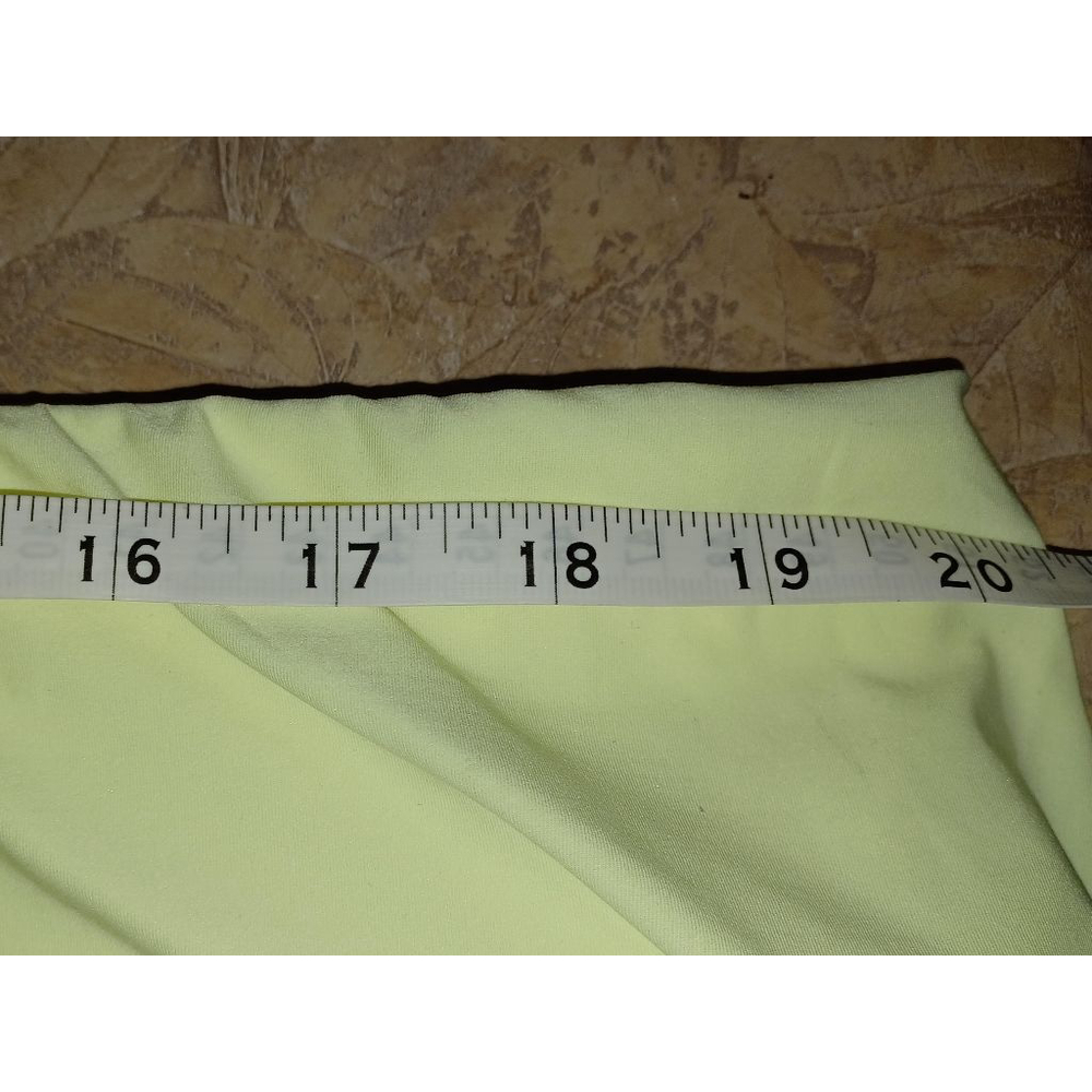 Nike Plus Tennis Fitness Skort 2X In Neon Lemon Lime - Picture 9 of 11